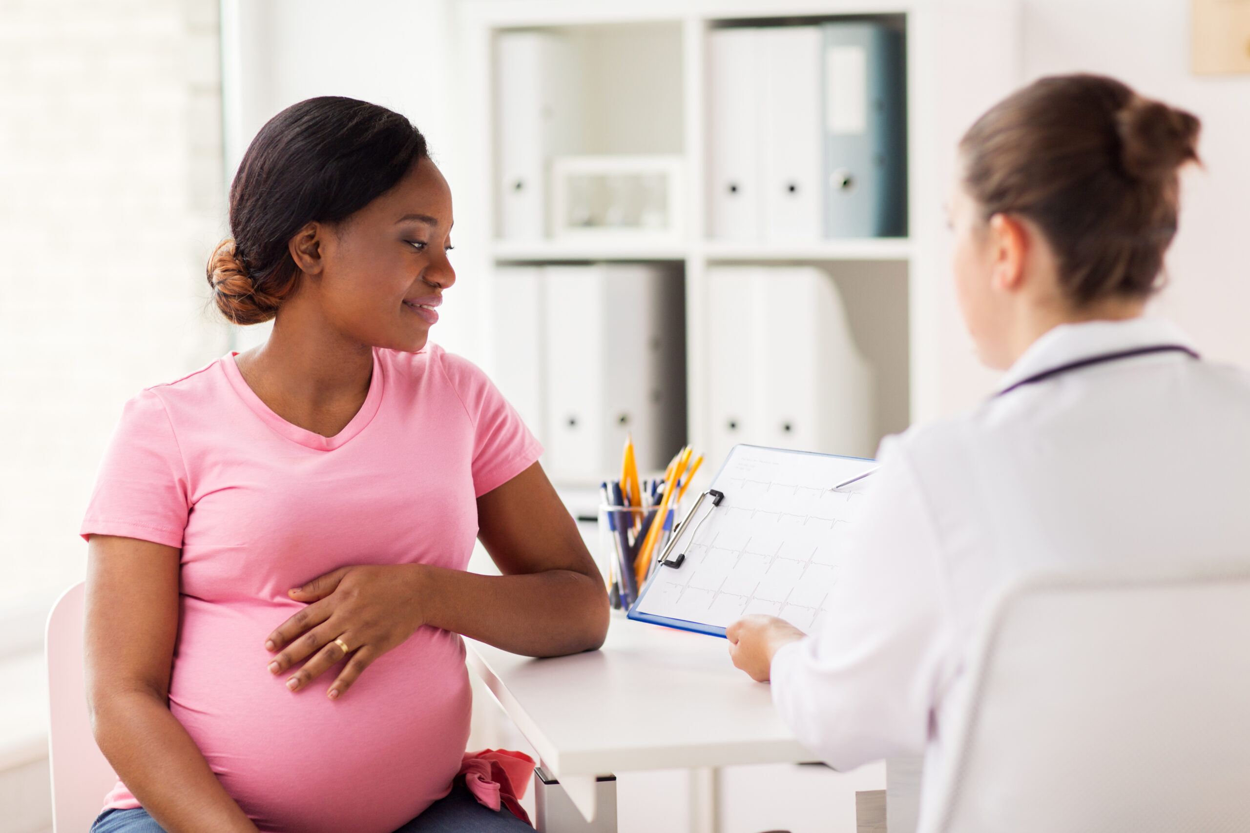 A pregnant clinical trial participant who could participate in a rare disease trial.