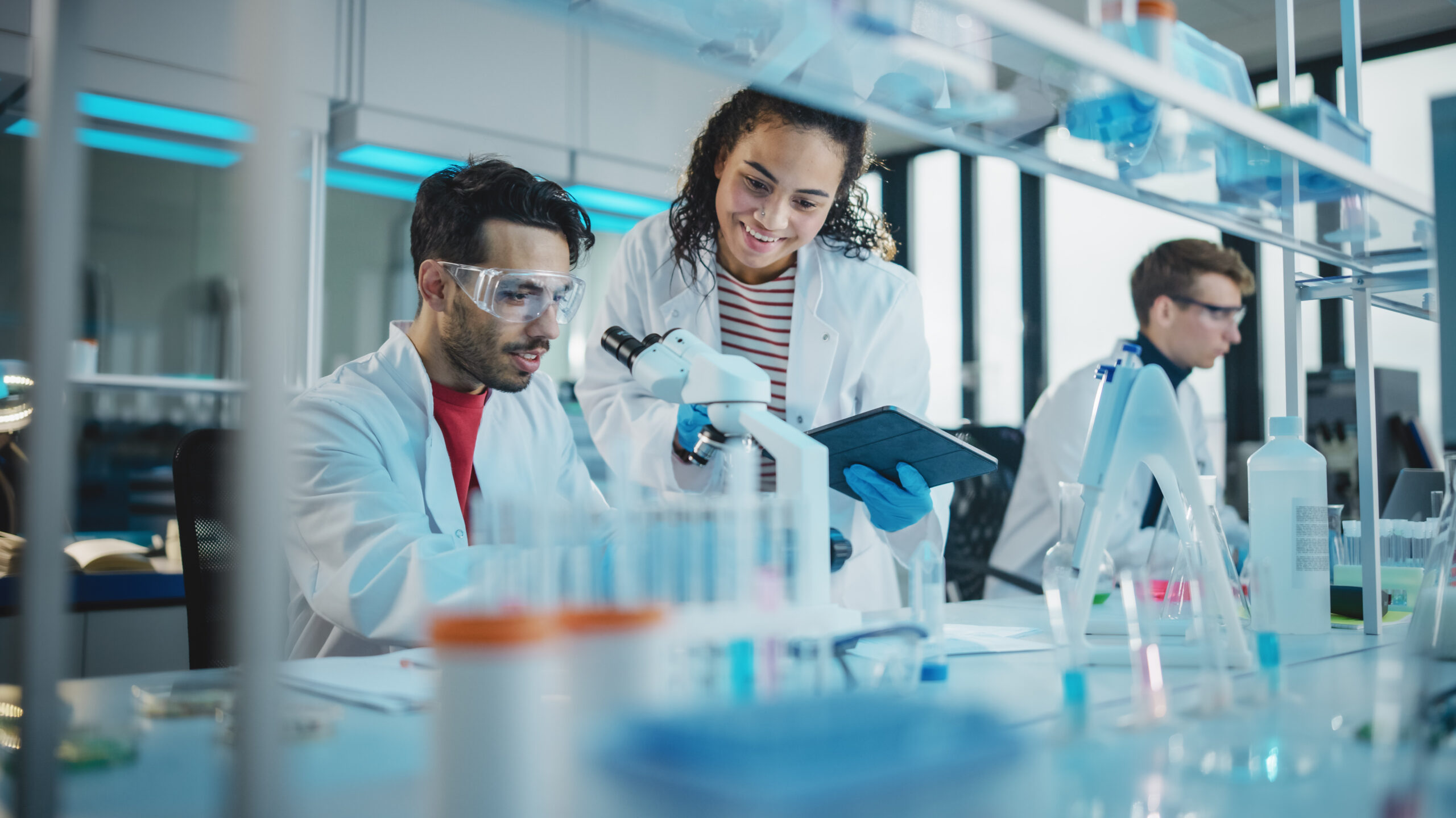 researcher in a lab.