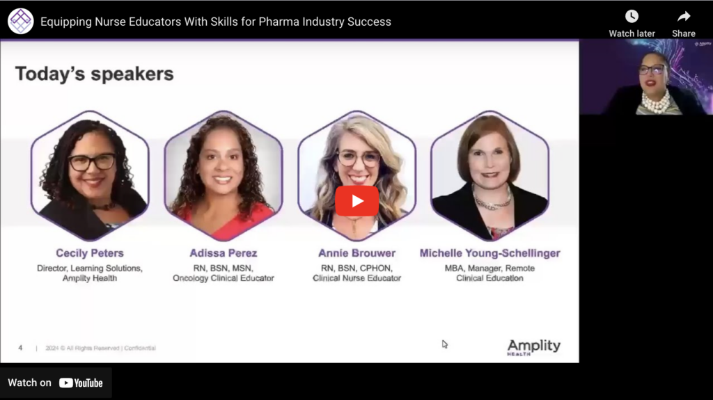 Equipping Nurse Educators with Skills for Pharma Industry Success On-Demand Webinar